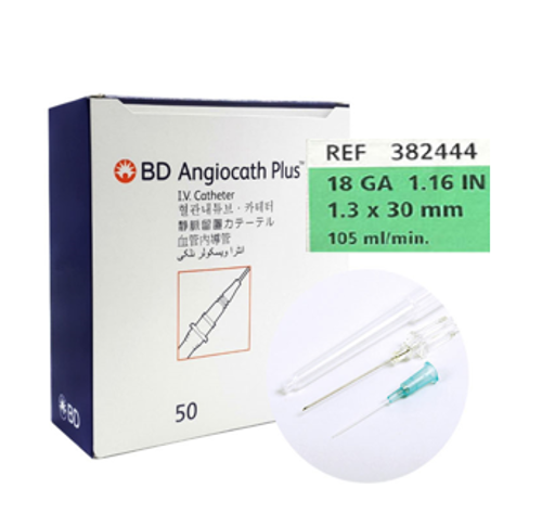 정맥카테타 (IV Angio Plus Catheter) 18G 벡톤
